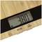 Digital kitchen scales made of bamboo display '380 g' on the screen.