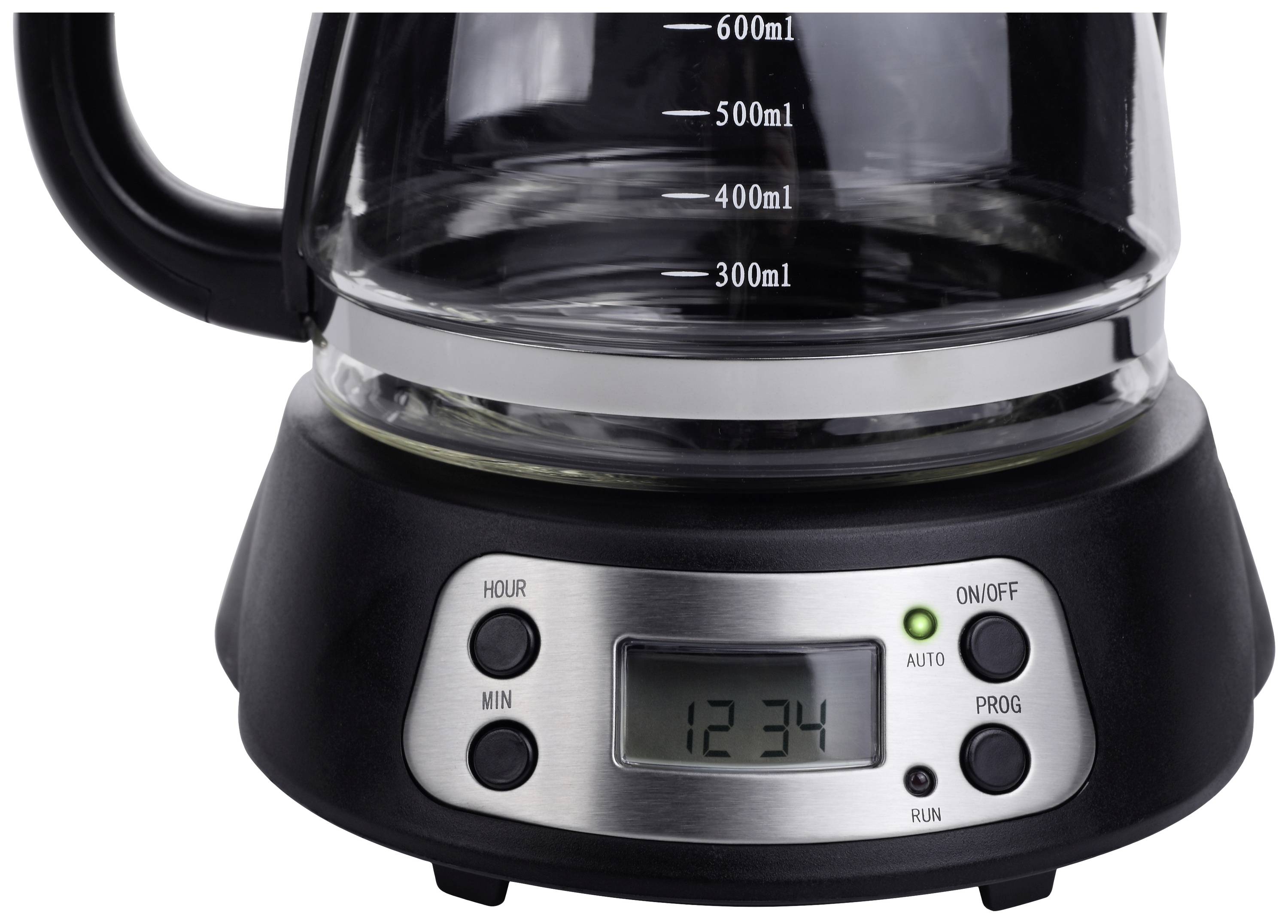 Tristar CM-1235 Coffee maker Black, Silver Cup volume=8 Timer, Plate ...