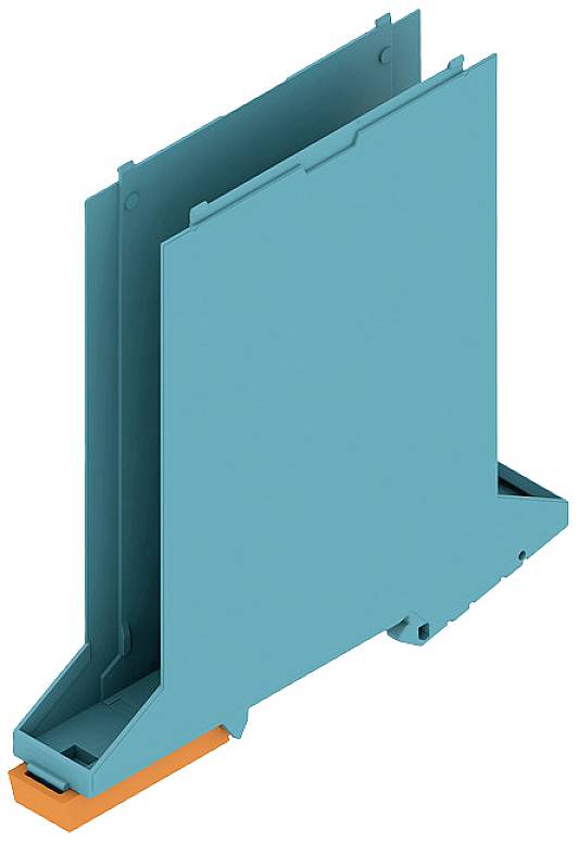 Weidmüller CH20M17 B BL/BK 2013 DIN rail casing (base) closed, with air vents, for DIN rail mounting 17.5 x 109.3 Plastic Blue 12 pc(s)