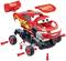 A red toy car with flame decals and number 95 is shown in individual parts. Parts are removable and customisable.
