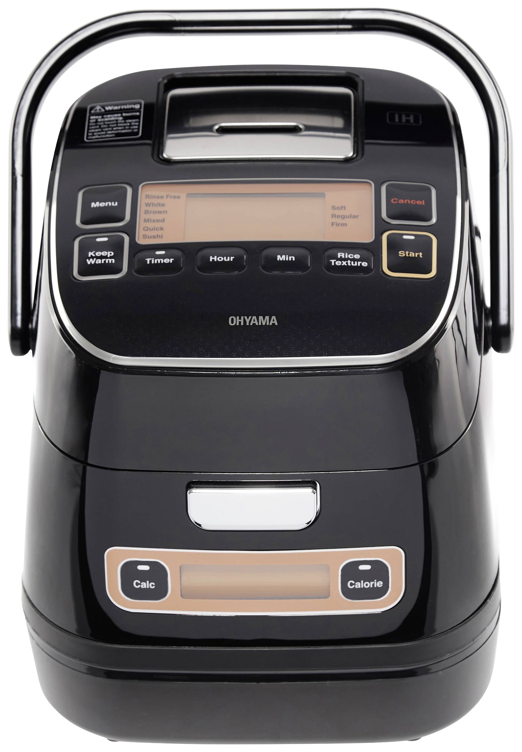 Image of WOOZOO by Ohyama 2 in 1 Multi-cooker Black Multifunction, portable, Rice cooker function, with cooking function