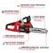 'Cordless chainsaw with automatic chain lubrication, brushless motor, side-mounted battery, quick sword and chain replacement, 6 m/s chain speed, Oregon quality chain.'
