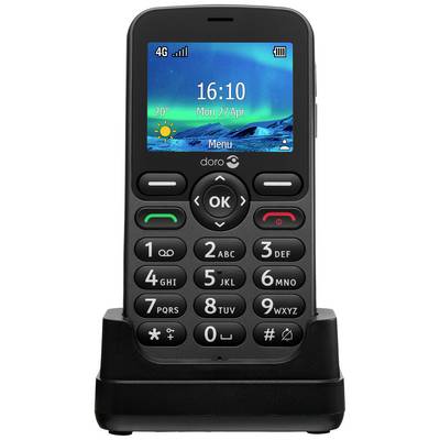 doro 5860 Big button mobile phone Charging station Graphite-1