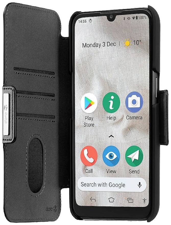 doro Wallet Case Flip cover Doro Doro 8220 Black 8158