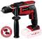 'Cordless drill in red and black with ergonomic handle, pictured without battery. Suitable for use with Power X-Change battery.'