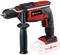 Drill in Black and Red with Additional Handle, Battery Not Included, Suitable for DIY Projects.