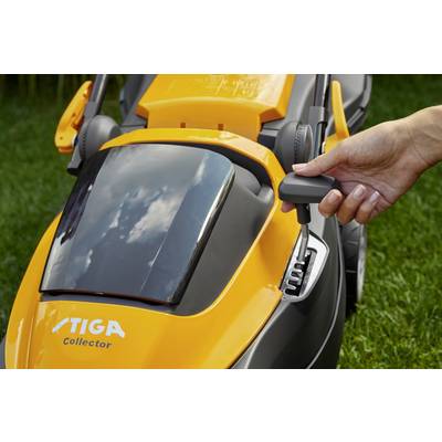 STIGA Collector 136e Rechargeable battery Lawn mower + cutting height adjustment, + battery, + charger 20 V Cutting widt-14