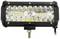 LED light bar with multiple bright LED diodes in two rows. Black housing and mounting screw on the underside.