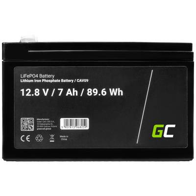 Green Cell Non-standard battery (rechargeable) LiFePo PP3 Blade terminal LiFePO4 12.8 V 7 Ah-3