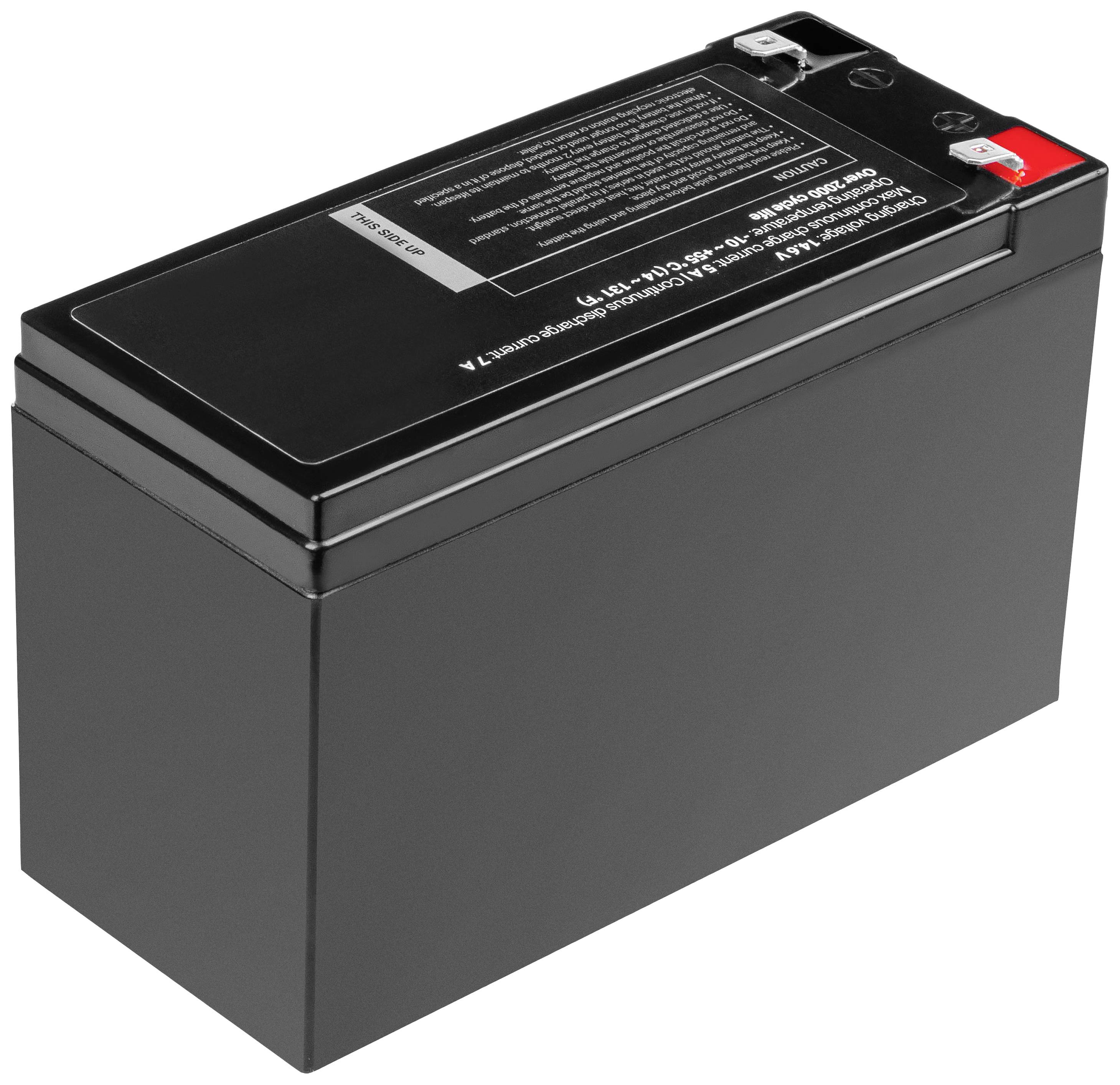 Green Cell Non-standard battery (rechargeable) LiFePo PP3 Blade terminal LiFePO4 12.8 V 7 Ah 1 pc(s)-4