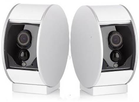 Somfy 1870469 1870469 Wi-Fi IP CCTV camera set 1920 x 1080 p