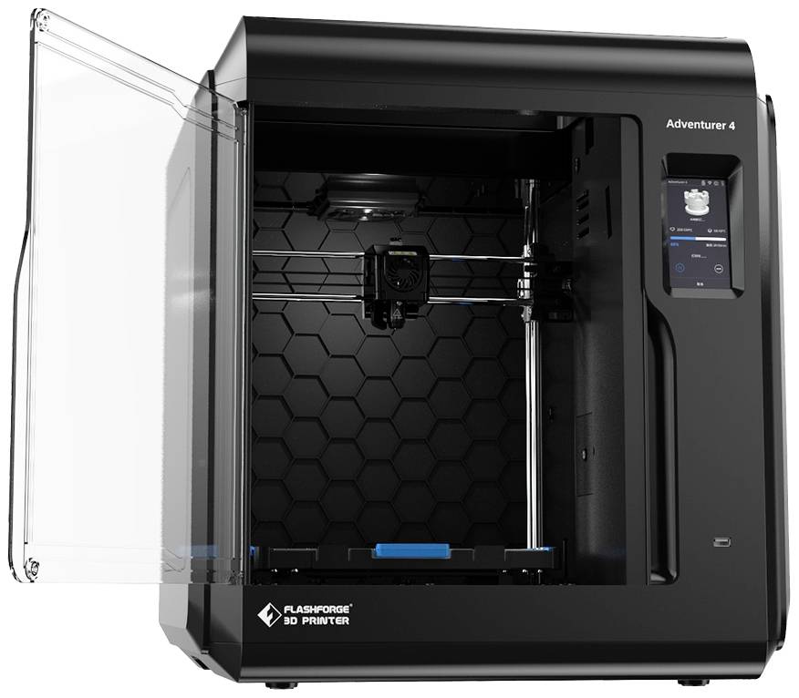 Flashforge 3D Drucker FlashForge Adventurer 4 3D printer Heated bed, Bendable hotbed tray, incl. filament, incl. enclosu-6