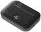 'Renkforce BT Transmitter/Receiver' in Black with On/Off Switch, AUX Input and Bluetooth Symbol on the Top Surface.