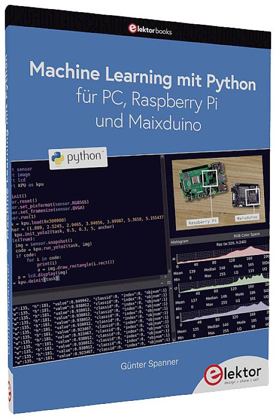 Elektor Machine Learning mit Python fuer PC, Raspberry Pi und Maixduino 19981 1 pc(s)
