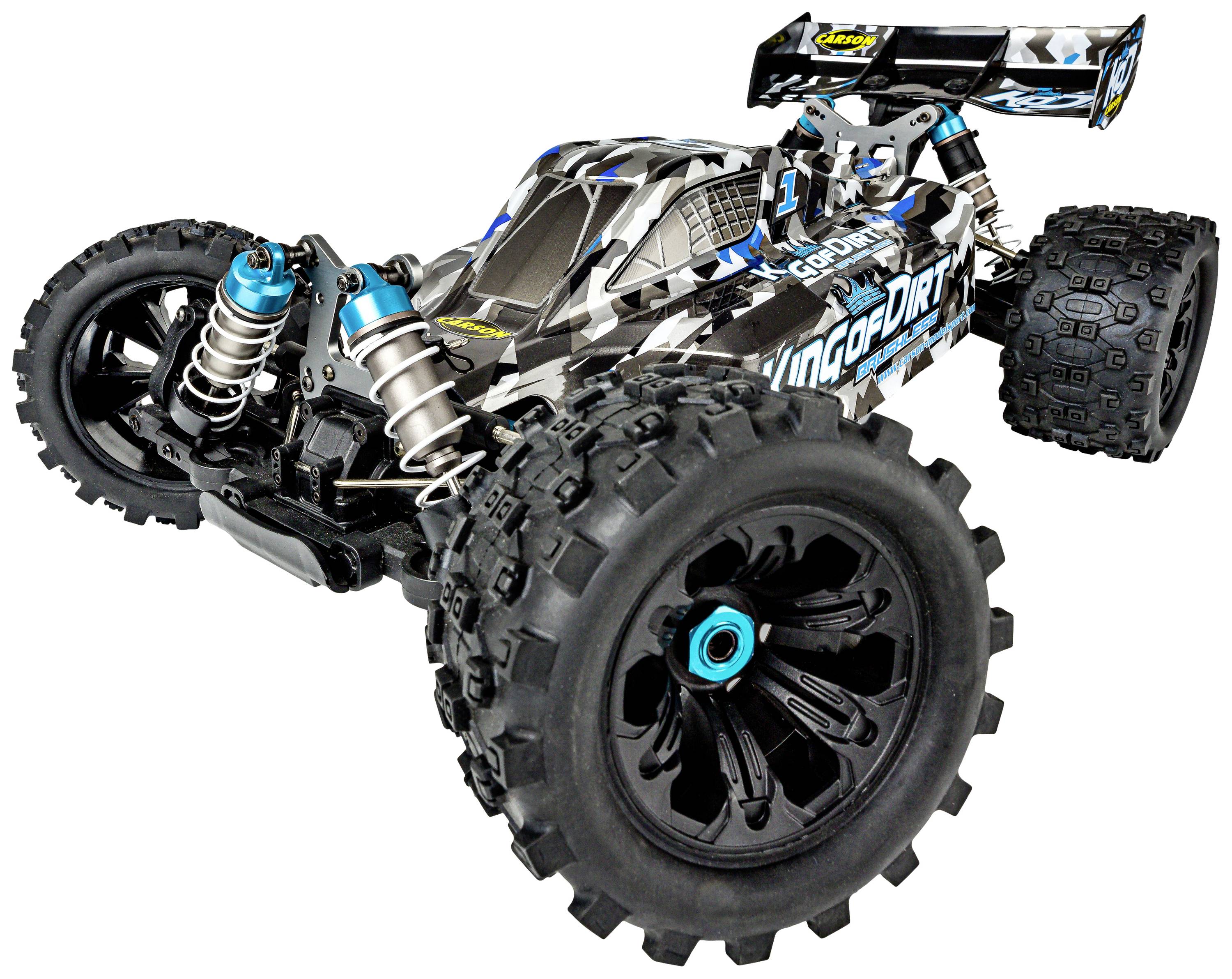 Carson RC Sport King of Dirt Buggy 4S Brushless 1:8 RC model car Electric Buggy 4WD RtR 2,4 GHz-1