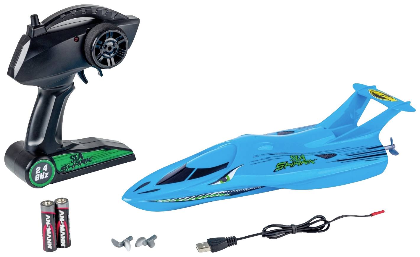 Carson RC Sport Sea Shark FD RC model speedboat RtR 335 mm | Conrad.com