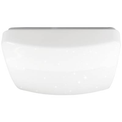 White, rectangular ceiling light with small, glowing stars.