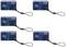 Five navy blue RFID cards with the inscription 'Electric Charger RFID Card', each with a black lanyard.