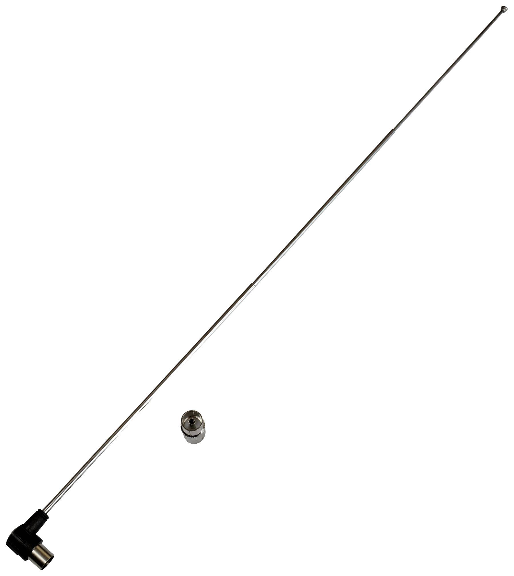 Image of Axing TZA 8-00 DVB-T/T2 passive telescopic antenna Indoors Black, Silver