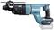 Blue and black Makita drill with handle and various adjustment options on the left-hand side.