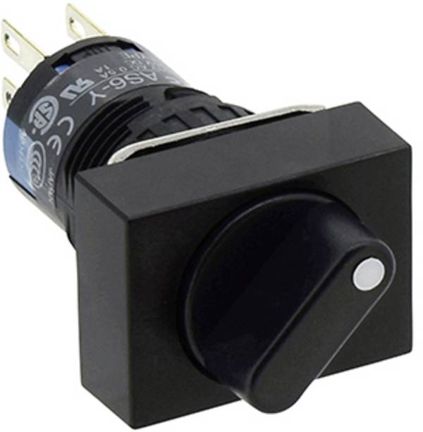 Idec AS6H-2Y2P AS6H-2Y2P Rotary switch 220 V 1 A Switch postions 2 2 x 90 ° IP65 1 pc(s)