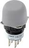 Idec HE5B-M2PN1 HE5B-M2PN1 Flip switch 125 V AC, 30 V DC 3 A 1 x On/Off/On latch (L x W x H) 20 x 20 x 31 mm IP40 (Front) 1 pc(s)