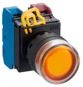 Idec YW1L-AF2E10Q4G Illuminated push button 1-button Black/green 1 pc(s)