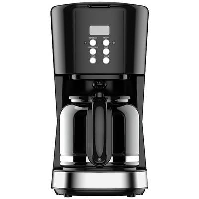 SOGO Human Technology CAF-SS-5670 Coffee maker Black  Cup volume=12 Glass jug, Plate warmer