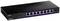 A black TRENDnet network switch with eight Ethernet ports, named 'TEG-S80G', shows the ports and LED indicators at the front.