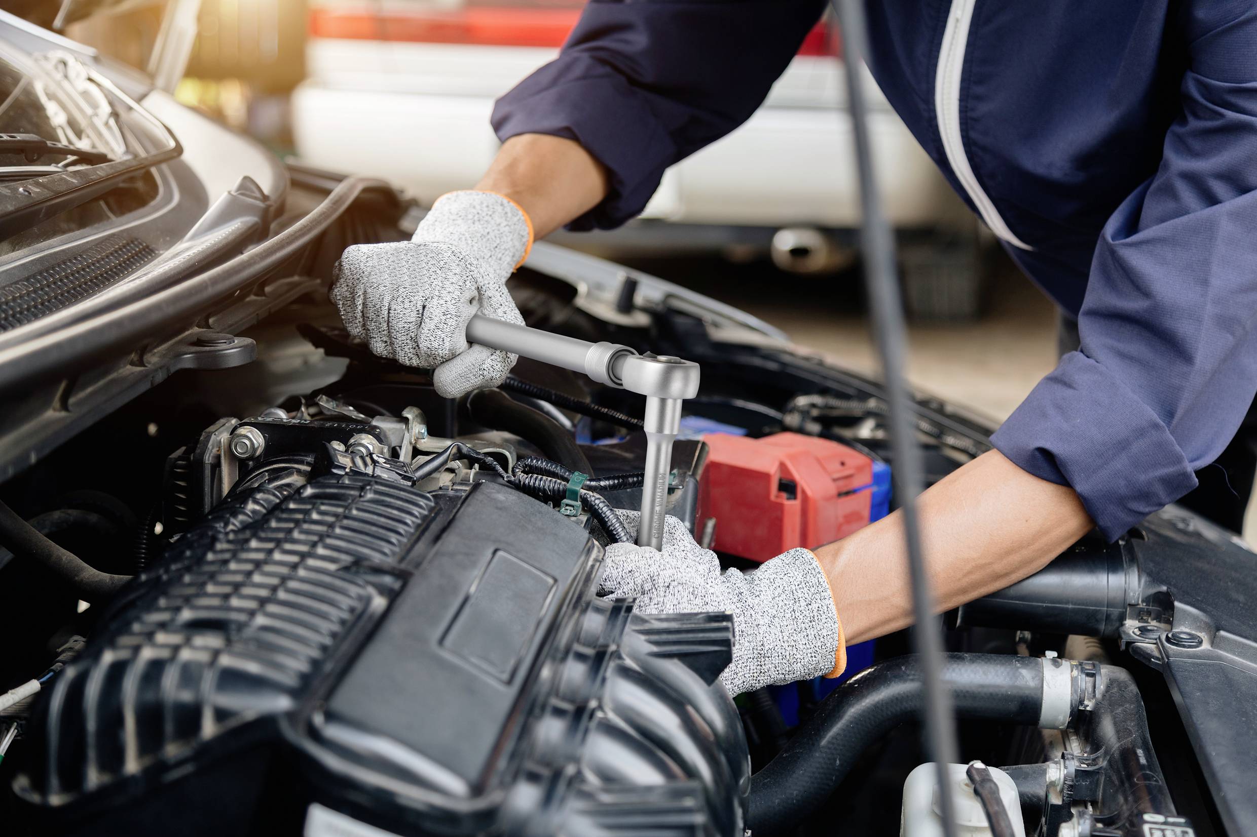 TOOLCRAFT TO-7677363 Trade-rated torque wrench set Telescopic forward/reverse ratchet 1/2" (12.5 mm) 40 - 210 Nm-5