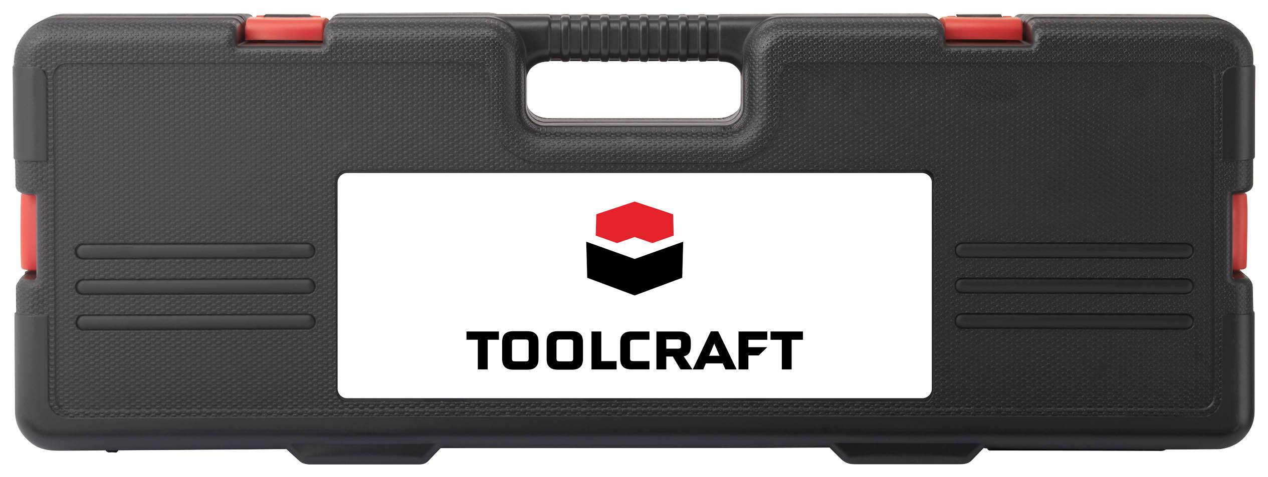 TOOLCRAFT TO-7677363 Trade-rated torque wrench set Telescopic forward/reverse ratchet 1/2" (12.5 mm) 40 - 210 Nm-1