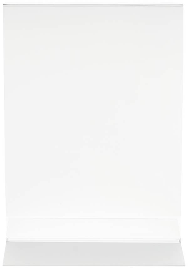 Deflecto 47801 Classic Image® Desk display board Paper size: A4 portrait Transparent 12 pcs/pack 12 pc(s)