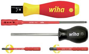 Wiha 38074 VDE Torque screwdriver set 5-piece 0.8 - 5 Nm DIN EN ISO 6789, DIN EN 60900