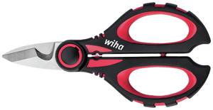Wiha Electrician's scissors with crimp function in blister 160 mm  41923