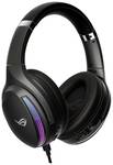 Asus ROG Fusion II 500 Gaming Over-ear headset Corded (1075100) 7.1 Surround Black Microphone noise cancelling, Noise cancelling Volume control, Microphone mute, Foldable