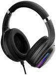 Asus ROG Fusion II 500 Gaming Over-ear headset Corded (1075100) 7.1 Surround Black Microphone noise cancelling, Noise cancelling Volume control, Microphone mute, Foldable