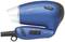 Blue Travel Hair Dryer with Folding Handle, 1300 Watts. Compact and Ideal for Travel.