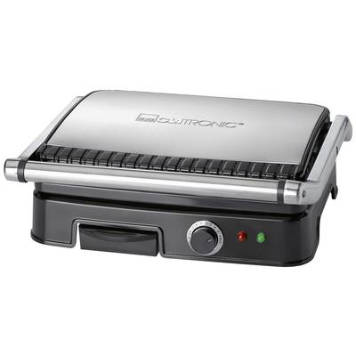 Image of Clatronic KG 3487 Electric Grill press Black, Stainless steel