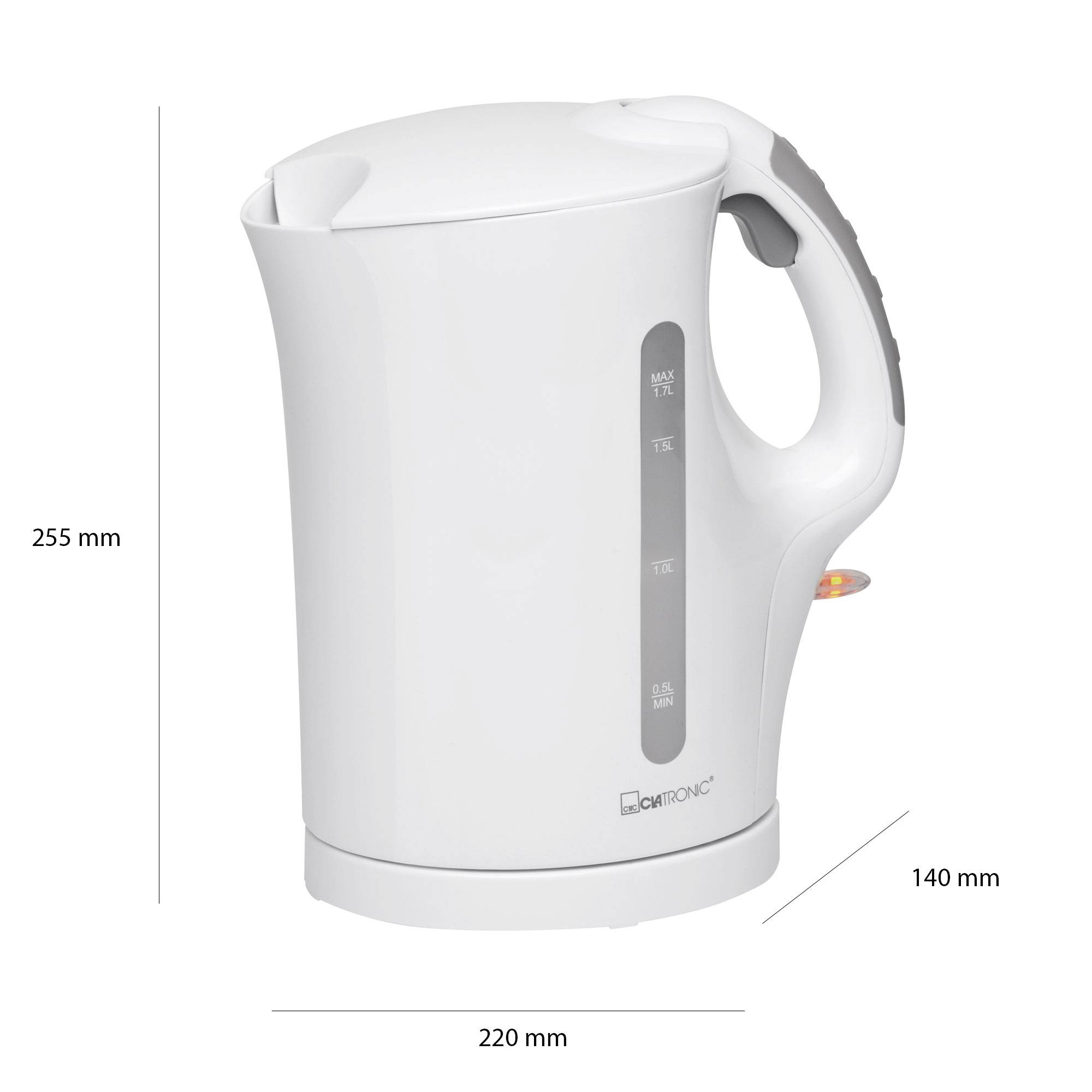 Clatronic LK-POEV 125KA-1 Kettle White Capacity: 1.7 l-7