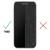 'A mobile phone with screen protection: intact on the left with a green tick, scratched on the right with a red cross and D3O logo beside it.'