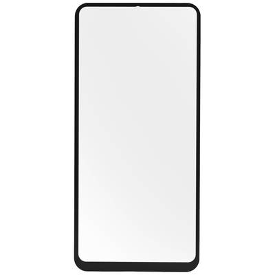 A rectangular, vertical white area with a thin black border; possible design for a digital display or smartphone screen.