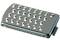 Small flat metal grater with multiple holes, used for grating foods such as cheese or vegetables.