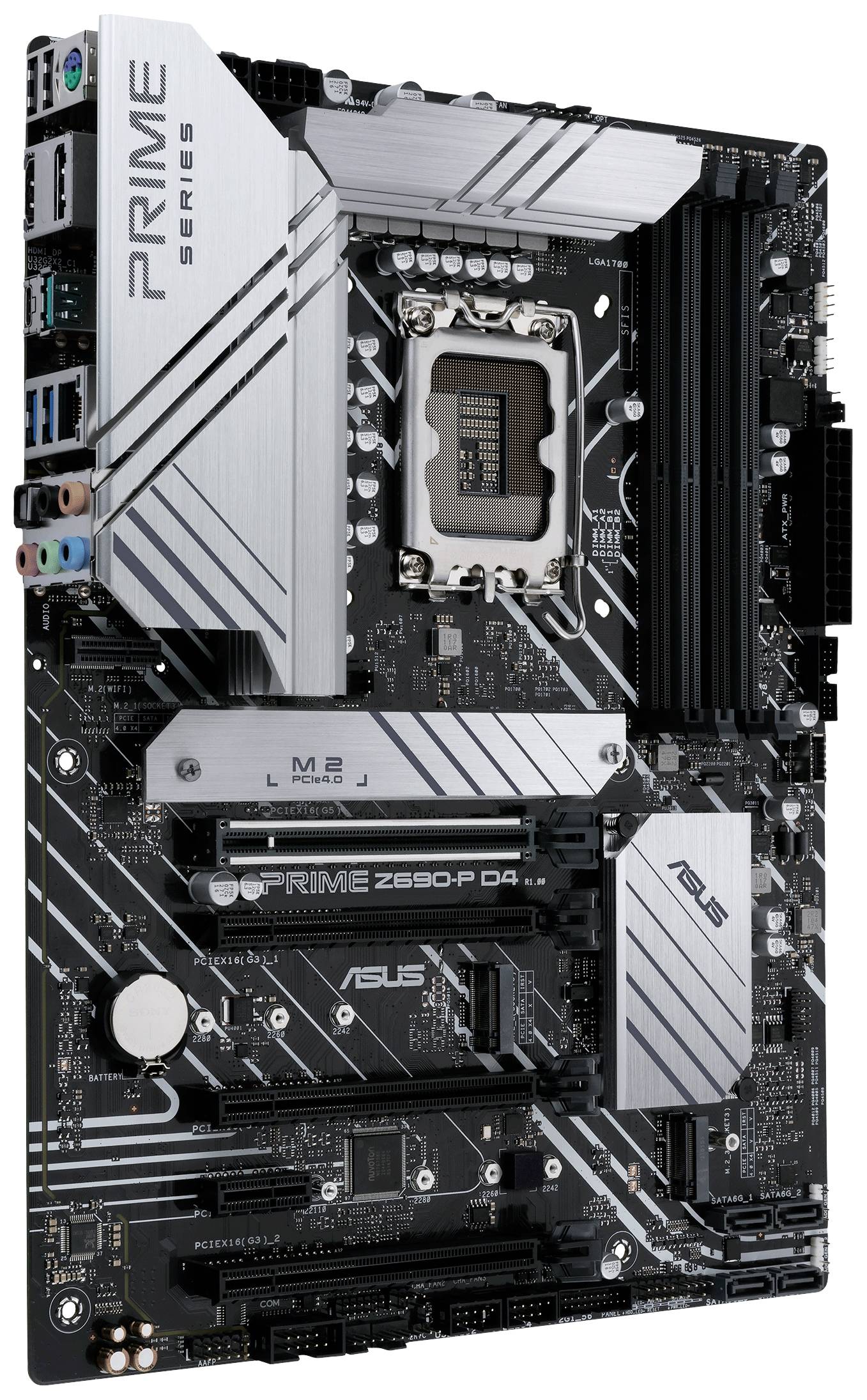 Asus PRIME Z690-P D4 Motherboard PC base Intel® 1700 Form factor (details) ATX Motherboard chipset Intel® Z690-1