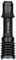 Black torch with a ridged surface and illuminated tip. Top-down view of brand lettering and model number.