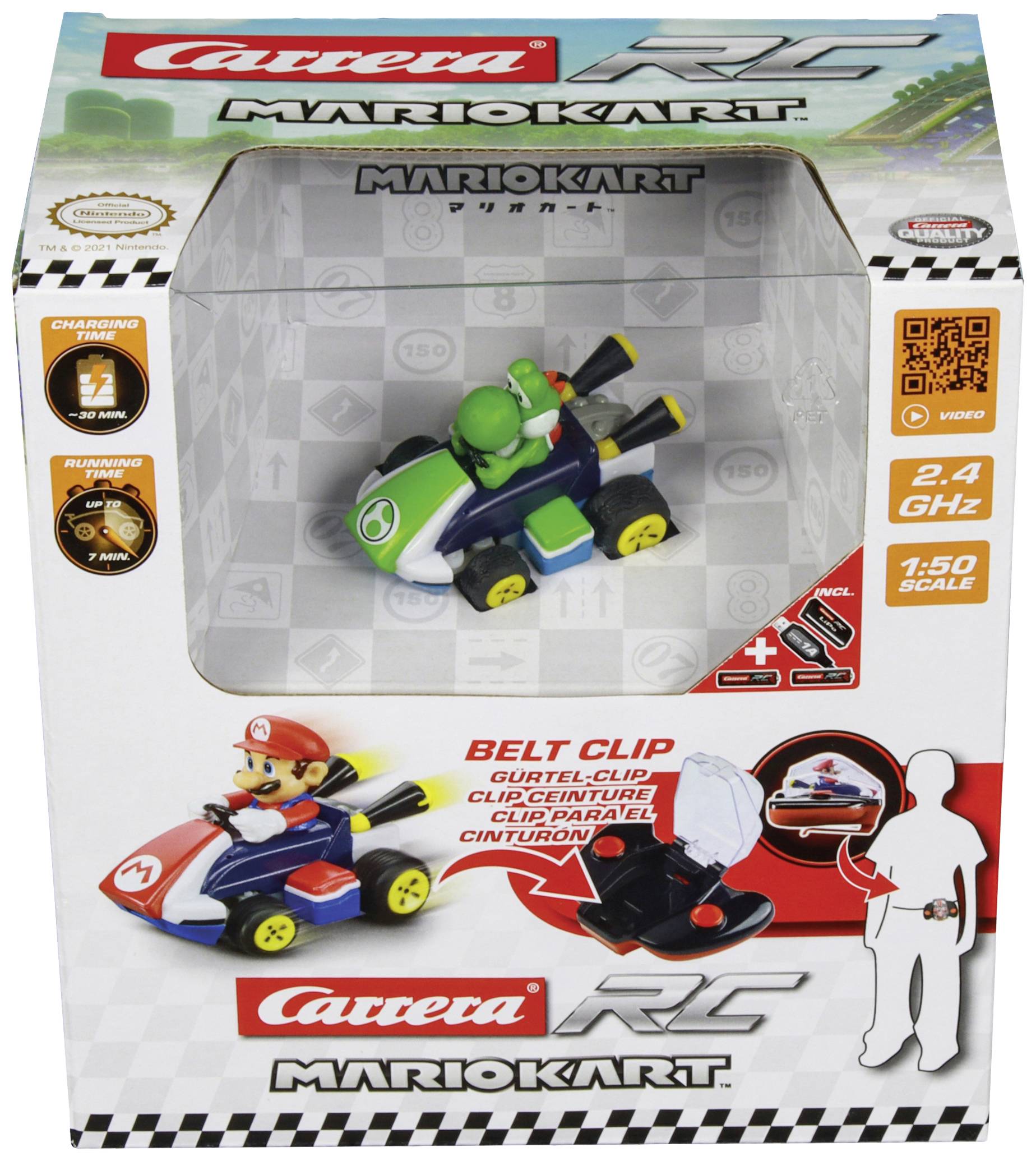Carrera RC 370430004P Yoshi RC model car for beginners Electric Race