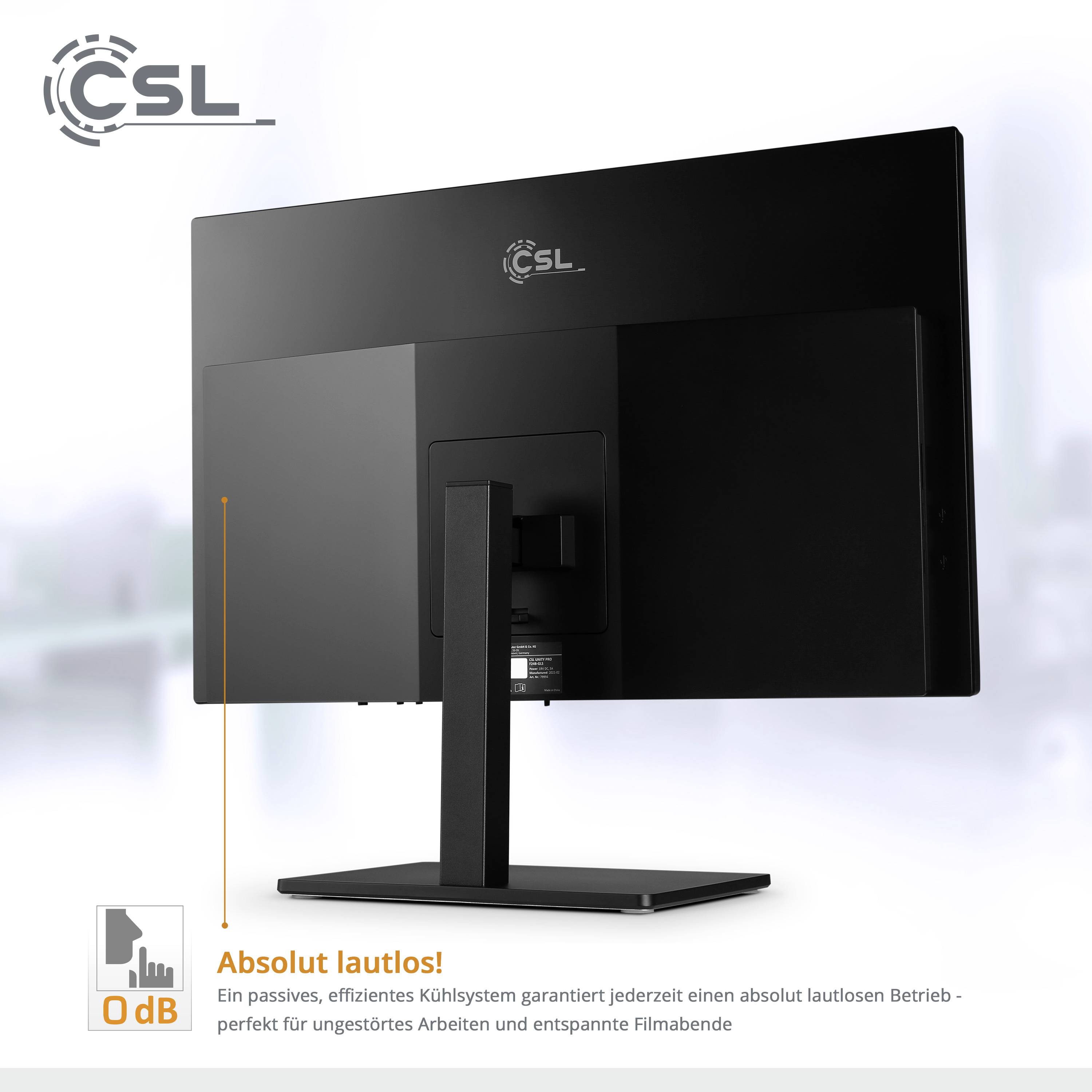 CSL Computer All-in-one PC Unity PRO F24B-GLS 60.5 cm (23.8 inch) Full HD Intel® Celeron® N4120 2.6 GHz 16 GB RAM 512 GB-5