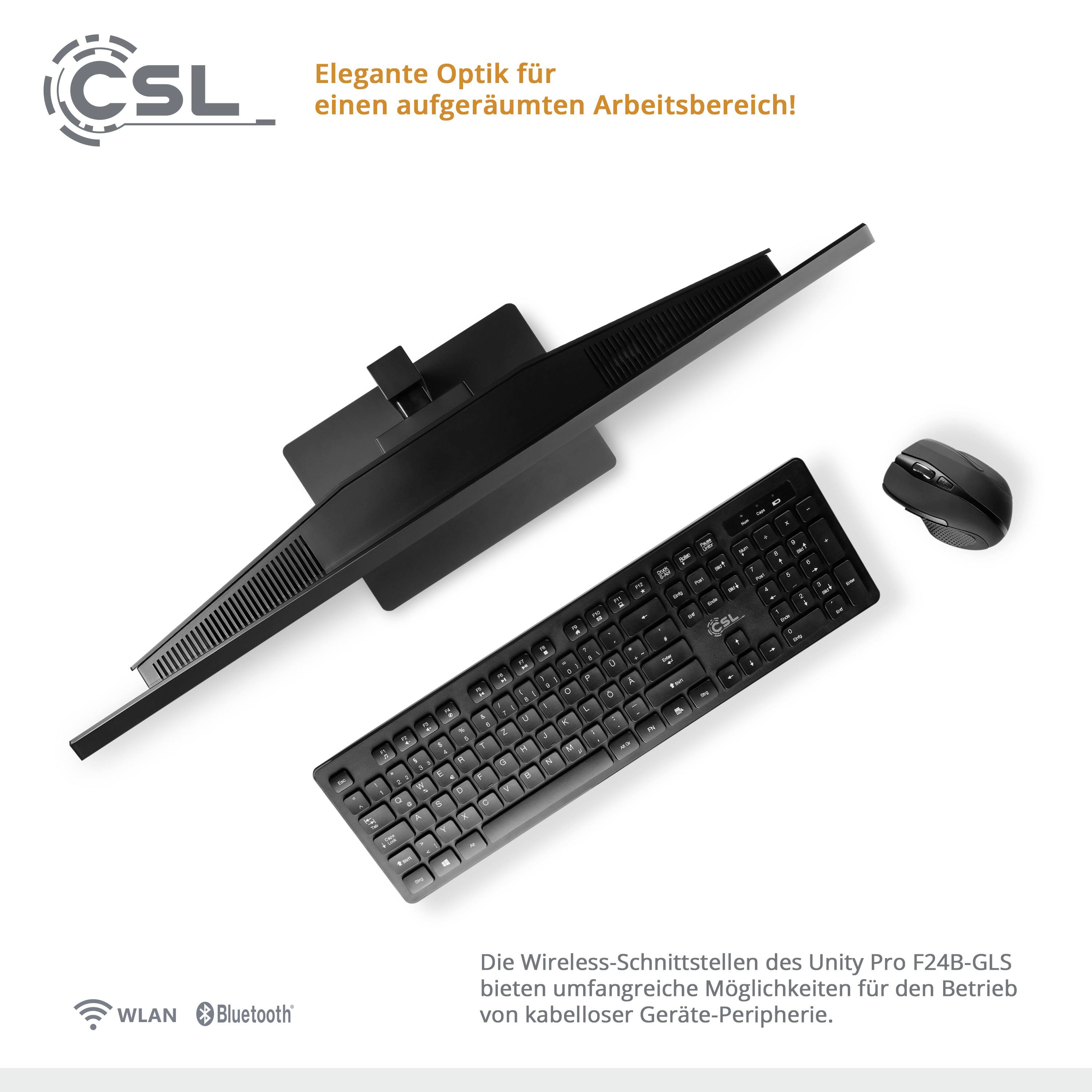 CSL Computer All-in-one PC Unity PRO F24B-GLS 60.5 cm (23.8 inch) Full HD Intel® Celeron® N4120 2.6 GHz 16 GB RAM 512 GB-6
