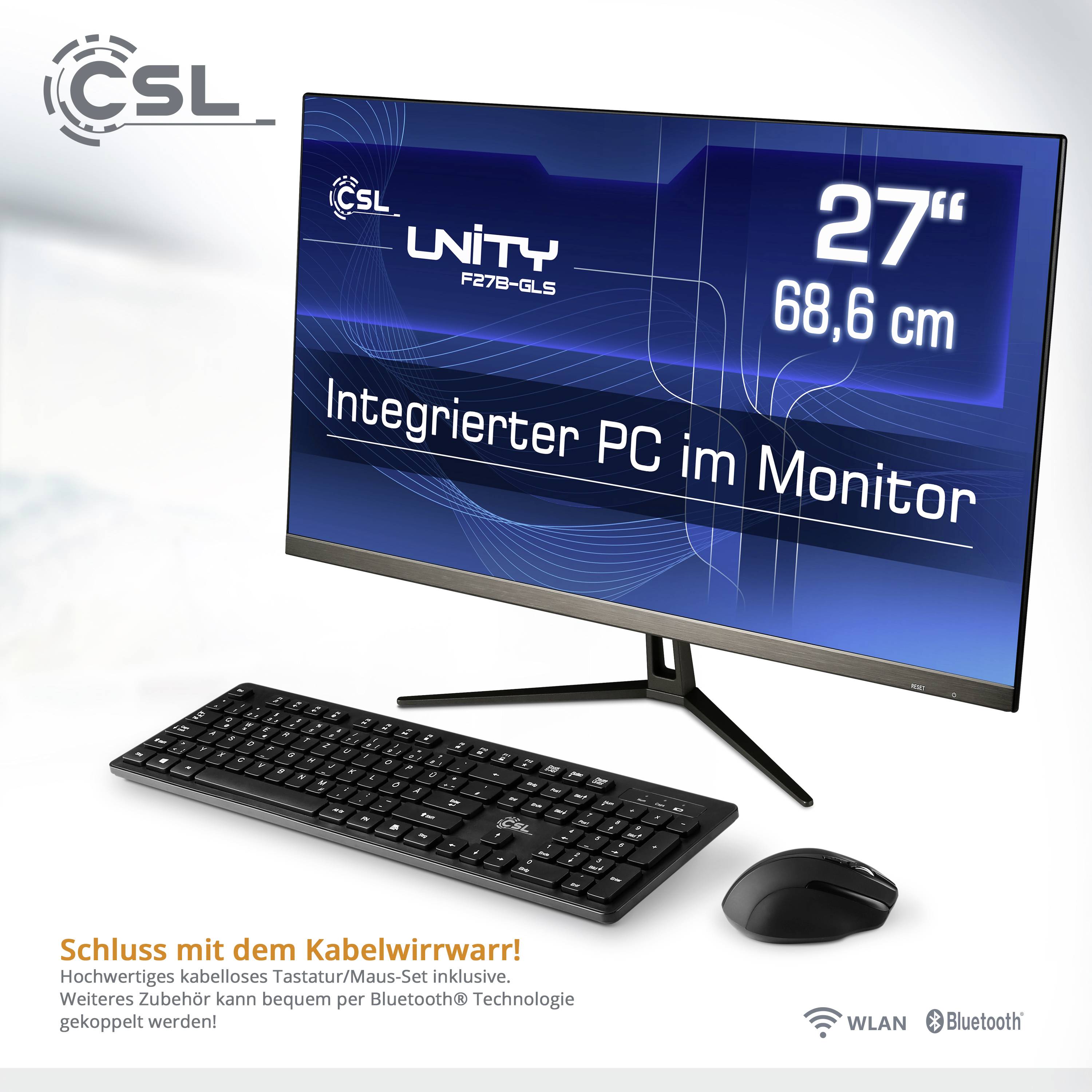 Csl Computer All In One Pc Unity F B Gls Cm Inch Full Hd