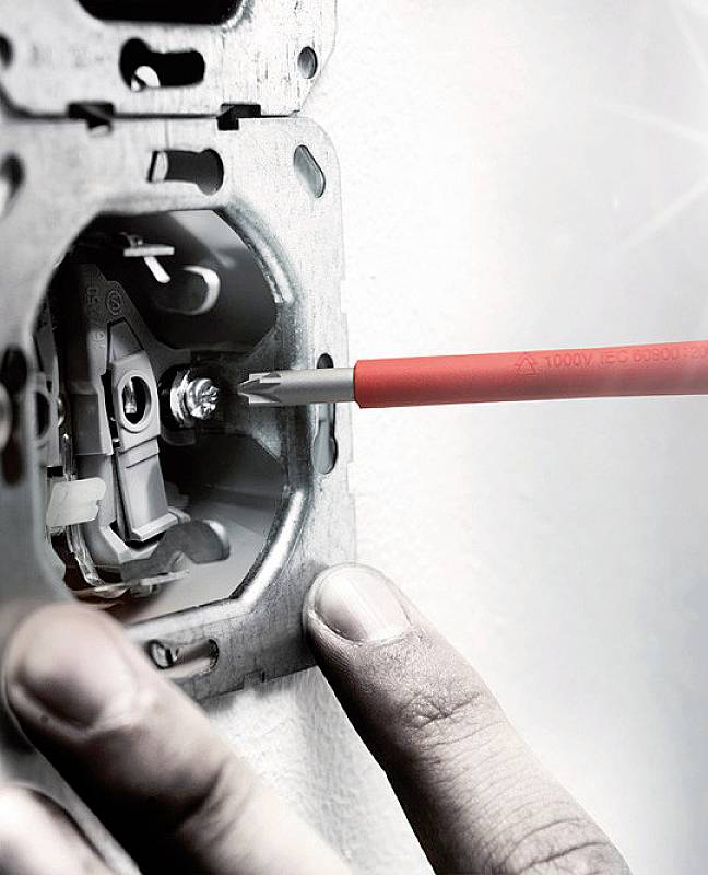 Wera KK 65 iS PZ/S Electrician, Electrical & precision engineering , VDE, Workshop Plus/Minus Interchangeable bit-5