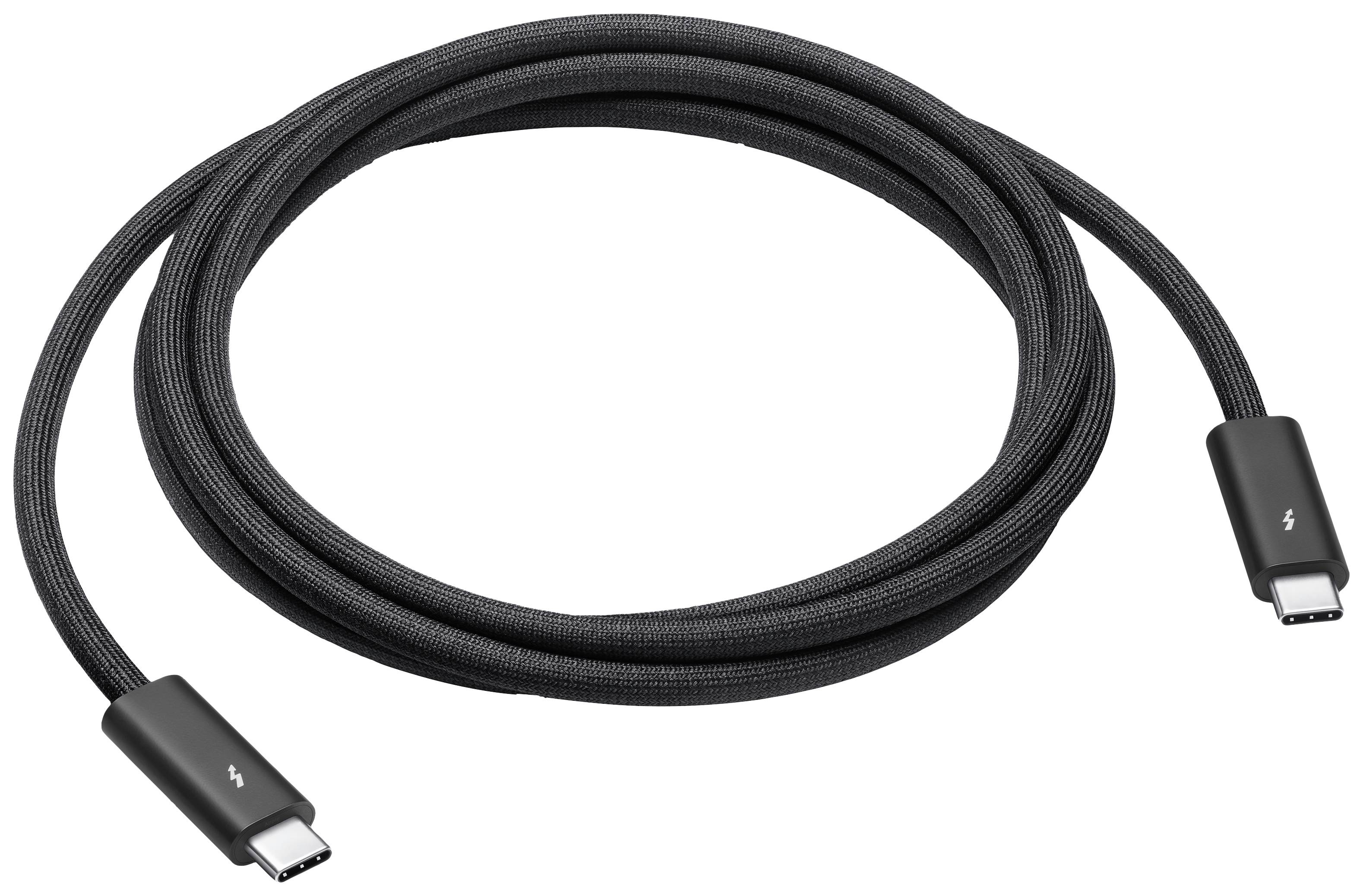 Apple Thunderbolt 4 Pro Cable Thunderbolt™ USBC® plug 1.80 m Black MN713ZM/A Thunderbolt cable